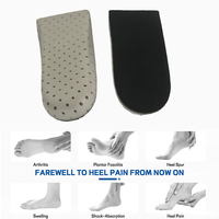 Rehausseurs de talon pour chaussures, inserts en EVA absorbant, coussinets de talon en silicone, coussinets de talon auto-adhésifs réglables