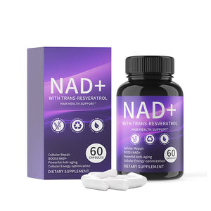 Capsules NAD OEM 60 unités Adultes Vegan Naturel Biologique Boost d'énergie Absorption des nutriments Métabolisme Complément alimentaire - Product Image 2
