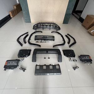 Новый дизайн 2022 года: высококачественный обвес для GX460 (2010-2013), сборка переднего и заднего бамперов, крепление на болтах, материал PP+ABS, новые фары. - Product Image 6