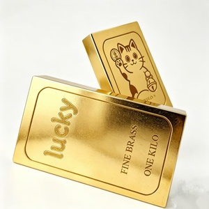 Investment Collection <b>Mirror</b> 1000g Brass Bar Industrial Craft Brass - Product Image 1