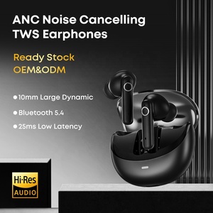 Oem/ODM xách tay ANC + enc auriculares Bluetooth 5.4 Tai nghe TWS tai nghe mini độ trễ thấp tiếng ồn hủy bỏ không dây Earbuds - Product Image 2
