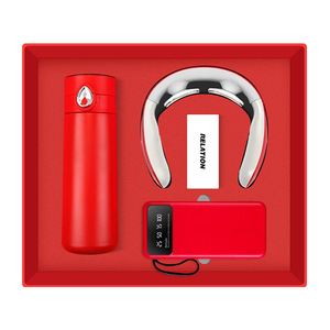 Set Regalo Aziendale Power Bank in Metallo a Forma di Goccia, Lussuoso per Eventi di Inaugurazione, Festa del Papà, Capodanno, Regali Pratici per Clienti - Product Image 4