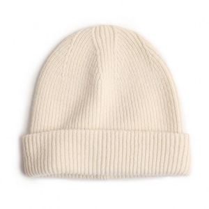 Custom Embroidery Logo Woven Label Winter Warm Knitted Hat <b>Wool</b> Thickened <b>Beanie</b> - Product Image 2