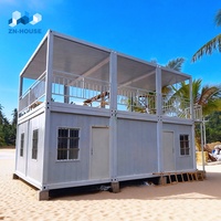 Maison conteneur préfabriquée modulaire à faible coût, bureau mobile, dortoir, appartement, école, hôtel, maisonnette préfabriquée en kit