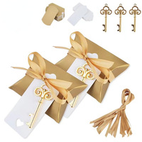 Grand ensemble de clés squelette en bronze antique, ouvre-bouteille, breloque pendentif pour décoration de mariage, cadeau, bricolage, style rustique vintage