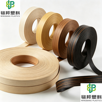 Bordure en PVC écologique Mingbang à effet bois pour usine de meubles