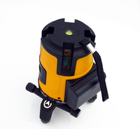 Niveau laser vert rotatif à 360 ° à nivellement automatique Outil de mesure croisée 3D à 5 lignes