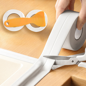 Adhesivo acrílico HONGFU para cocina y baño, impermeable, a prueba de moho, Material TPE, tamaño personalizable para enmascarar huecos de inodoro - Product Image 1