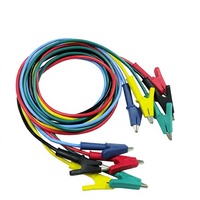 Ensemble de fils de test 15 A avec conducteur en cuivre à clip, isolation en caoutchouc, isolation 1000 V, blindage combiné pour sonde multimètre
