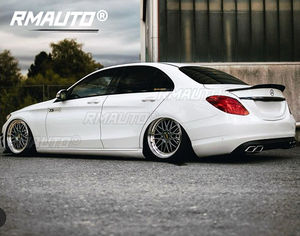Alerón Trasero de Fibra de Carbono RMAUTO PSM, Kit de Carrocería para Mercedes Benz Clase C W205 Sedán 4 Puertas 2015-2019, Accesorios para Automóviles - Product Image 3