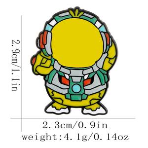 激安価格 ブローチ 最小ロットなし 金属製ラペルバッジ 人気アニメ漫画チャーム カスタムソフトエナメルピン - Product Image 4