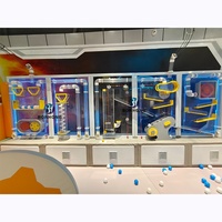 Bonhong Top Qualité Transparent Ball Panel Air Tube Activité Wall Ball Piping Game For Kids Indoor Playground