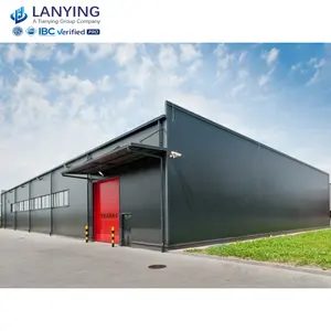 AISC ha certificato la moderna struttura prefabbricata in acciaio per magazzino/officina/Hangar per aerei/costruzione di uffici