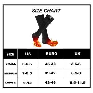 Calzini Riscaldati Ricaricabili per Ciclismo, Sci e Pesca, Traspiranti e Antiscivolo con Tecnologia Coolmax - Product Image 6