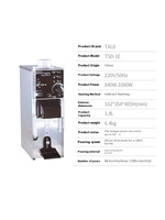 Chauffe-vin électrique automatique japonais Taiji Prince Tsd-1E Chauffe-saké buffet en acier inoxydable avec chauffage rapide du vin chaud