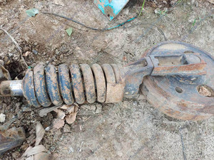 Pièces de train de roulement d'excavateur <span class=keywords><strong>Sk210</strong></span> <span class=keywords><strong>Sk210</strong></span>-8 tendeur avant et ajusteur de voie d'occasion - Product Image 3