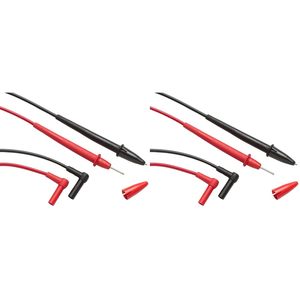 Juego de cables de prueba de punta dura Fluke Flutl75, paquete de 2, color rojo y negro, para pruebas eléctricas - Product Image 1