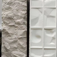 Panneau en Faux Pierre Léger, Plaque Épaisse, Résistant aux Intempéries, Anti-Décoloration, Durable, Revêtement Mural Extérieur pour Jardin, Patio, Sol