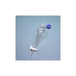 Lab Glassware Pear Shape <strong>Glass</strong> <strong>Separatory</strong> <strong>Funnel</strong> Separating <strong>Funnel</strong> With PTFE or <strong>Glass</strong> Stopcock and Outer Screw Lid - Product Image 1