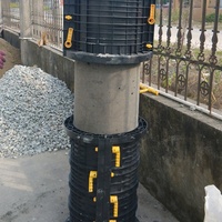 Coffrage en plastique pour colonnes, moule pour piliers romains, piliers conçus, tête de pilier, base de pilier