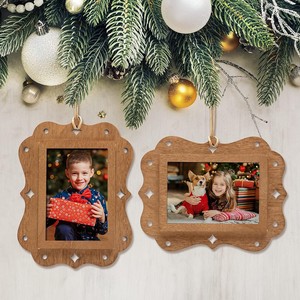 Wood Photo <b>Frame</b> Rectangular <b>Wall</b> Hanging Durable For Living Room Bedroom Study - Product Image 1