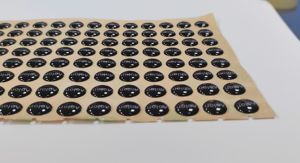 ملصق نقل بالأعلى عالي الجودة مخصص من الفينيل راتنجات الإيبوكسي ملصق تعبئة بقبة - Product Image 2