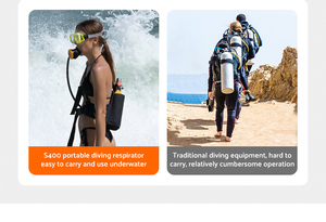 Tudiving 1L tùy chỉnh màu sắc logo CE Breath 15-25min bơm tay bơi dưới nước nhôm bể chứa không khí <span class=keywords><strong>Kit</strong></span> Scuba lặn thiết bị - Product Image 3