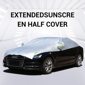 Customize <b>Car</b> Half Cover Four Seasons Heat Insulation <b>Sunshade</b> Half Front Stop Thickened Aluminum Film Roof Cover - Product Image 5