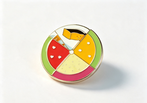Rotatable Enamel <b>Pin</b> Multi Layer Round <b>Badge</b> Silver Plated Metal Collectible <b>Pin</b> for Art Gift - Product Image 3