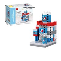 Bloques de Construcción de Juguete DIY con Diseño de Calle, Escala 1:36, en Caja - Nuevo