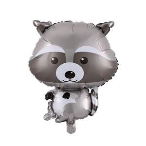 Venta al por mayor de globos de película de aluminio con forma de animal perro zorro Panda ardilla Cisne <span class=keywords><strong>globo</strong></span> de juguete para niños - Product Image 3
