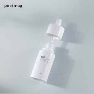 High Transparent PET 30ml 50ml <b>Dropper</b> <b>Bottle</b> for Serum - Empty Cosmetic Glassy Container Wholesale - Product Image 4