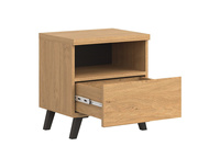 Ensemble de meubles de chambre à coucher de luxe contemporain en bois clair certifié FSC, sur mesure OEM, avec cadre de lit King Size et armoire à 3 portes, pour appartement et hôtel