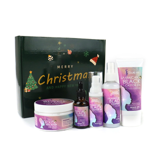Ligne de soins capillaires naturels avec Logo personnalisé, fournisseurs de soins capillaires naturels avec 18 ans d'expérience coffret cadeau de soins capillaires de noël - Product Image 3