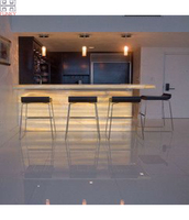 Bar commercial moderne et contemporain au design élégant et populaire, en pierre d'agate écologique, finition ultra brillante, garantie 10 ans, pour hôtel et salle de sport