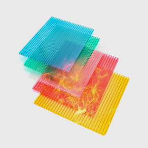 Feuilles de plastique vierge feuille <span class=keywords><strong>creuse</strong></span> <span class=keywords><strong>en</strong></span> Polycarbonate transparent pour serres de jardin - Product Image 3