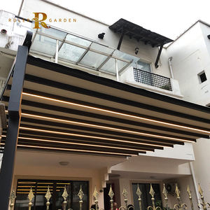 Auvent de stationnement pour voiture, pare-soleil en aluminium, auvent rétractable électrique, toit motorisé robuste, auvents rétractables d'<span class=keywords><strong>extérieur</strong></span> - Product Image 1