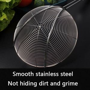 Écumoire à huile en acier inoxydable 201 de qualité alimentaire, prix d'usine, écumoire à mailles en acier pour la cuisine - Product Image 2