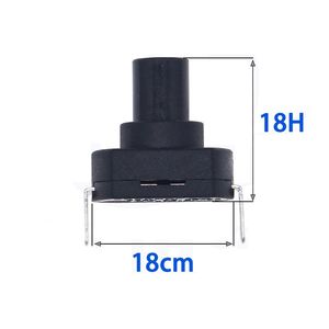 Interruptor Táctil 1813-KAN9 de 13x18mm, 2 Pines, Montaje Vertical, con Bloqueo (Encendido/Apagado), 10A de Alta Corriente, 18mm de Altura para Linternas - Product Image 4