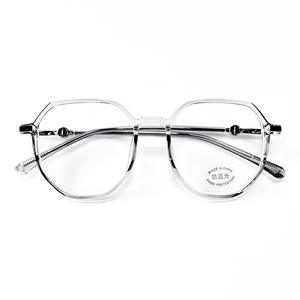 Montures de lunettes rectangulaires irrégulières Qianai, monture TR moyenne, anti-lumière bleue, unisexe, verres PC, lunettes optiques - Product Image 4