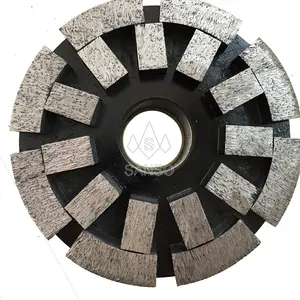 SANSO Diamond Milling Tools 150mm Diamond Calibrating Satellite Grinding Wheel For Granite Marble Quartz Slab