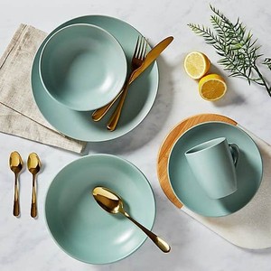 Classiques <span class=keywords><strong>En</strong></span> Céramique Vaisselle 16pcs Grès Ensemble De Vaisselle Chine Gros Noir Dîner Ensemble <span class=keywords><strong>Porcelaine</strong></span> Vajillas <span class=keywords><strong>Service</strong></span> Pour 4 - Product Image 4