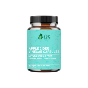 Bestselling Apple Cider <b>Vinegar</b> Capsules Metabolism Support Digestive Heakth Detox & Cleanse Boost Immune Function - Product Image 1