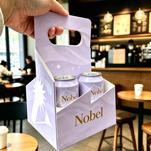 Portabicchieri Personalizzati Usa e Getta per Vino, <span class=keywords><strong>Acqua</strong></span> <span class=keywords><strong>Frizzante</strong></span>, Caffè, Riciclabili, per Asporto, per Negozi di Succhi, Latte e Tè - Product Image 3