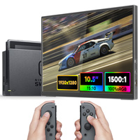 Monitor Portátil LumiCreate de 10.5 Pulgadas IPS 16:10 Tipo-C 60Hz 30ms Pantalla Ancha para Laptop con Altavoz Integrado para Viajes