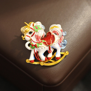 เข็มกลัดรูปม้าสายรุ้งน่ารัก XILIANGFEIZI ของขวัญวันเกิด รุ่นสัตว์นักษัตร รูปสัตว์ศักดิ์สิทธิ์ ขายส่ง - Product Image 6