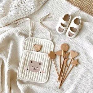 Sac de rangement pour bébé de grande capacité multifonction <span class=keywords><strong>et</strong></span> facile à transporter Sac de rangement souple <span class=keywords><strong>et</strong></span> étanche avec style bohème vintage à la mode - Product Image 5