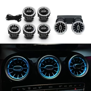 Accessoires de modification intérieure éclairés avant et arrière pour <span class=keywords><strong>Mercedes</strong></span>-Benz Classe <span class=keywords><strong>C</strong></span> Turbo, compatibles avec les éclairages d'ambiance des aérateurs. - Product Image 1
