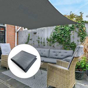 Rectangle extérieur <span class=keywords><strong>de</strong></span> haute qualité 3x4m HDPE voile d'ombrage voile d'ombrage personnalisé UV gris voile d'ombrage - Product Image 2