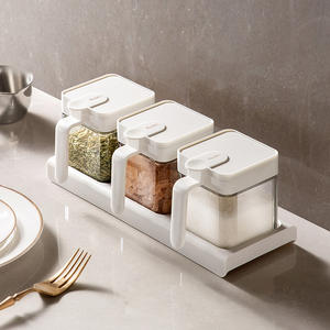 Nuevo Dispensador de Condimentos para Cocina, Recipiente para Sal, Glutamato Monosódico, Estante para Especias para Supermercados - Product Image 1